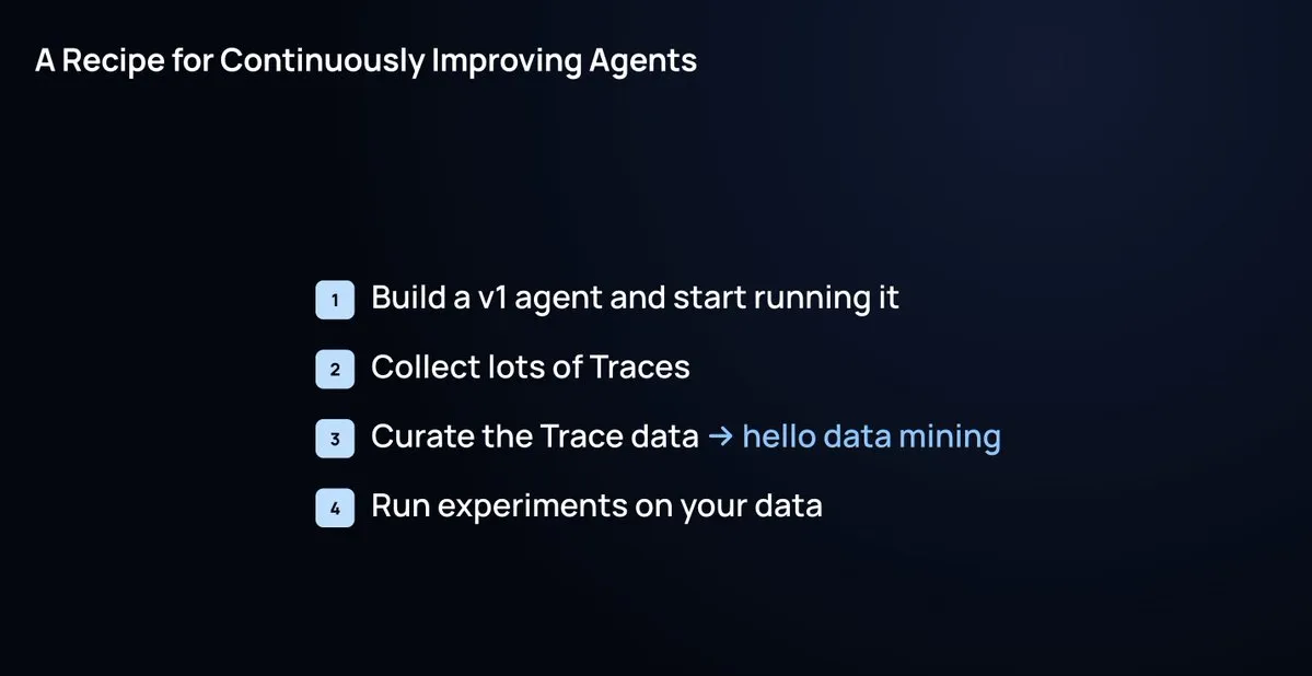 A practical recipe for agent improvement